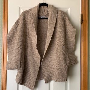 Large short sleeve cardigan